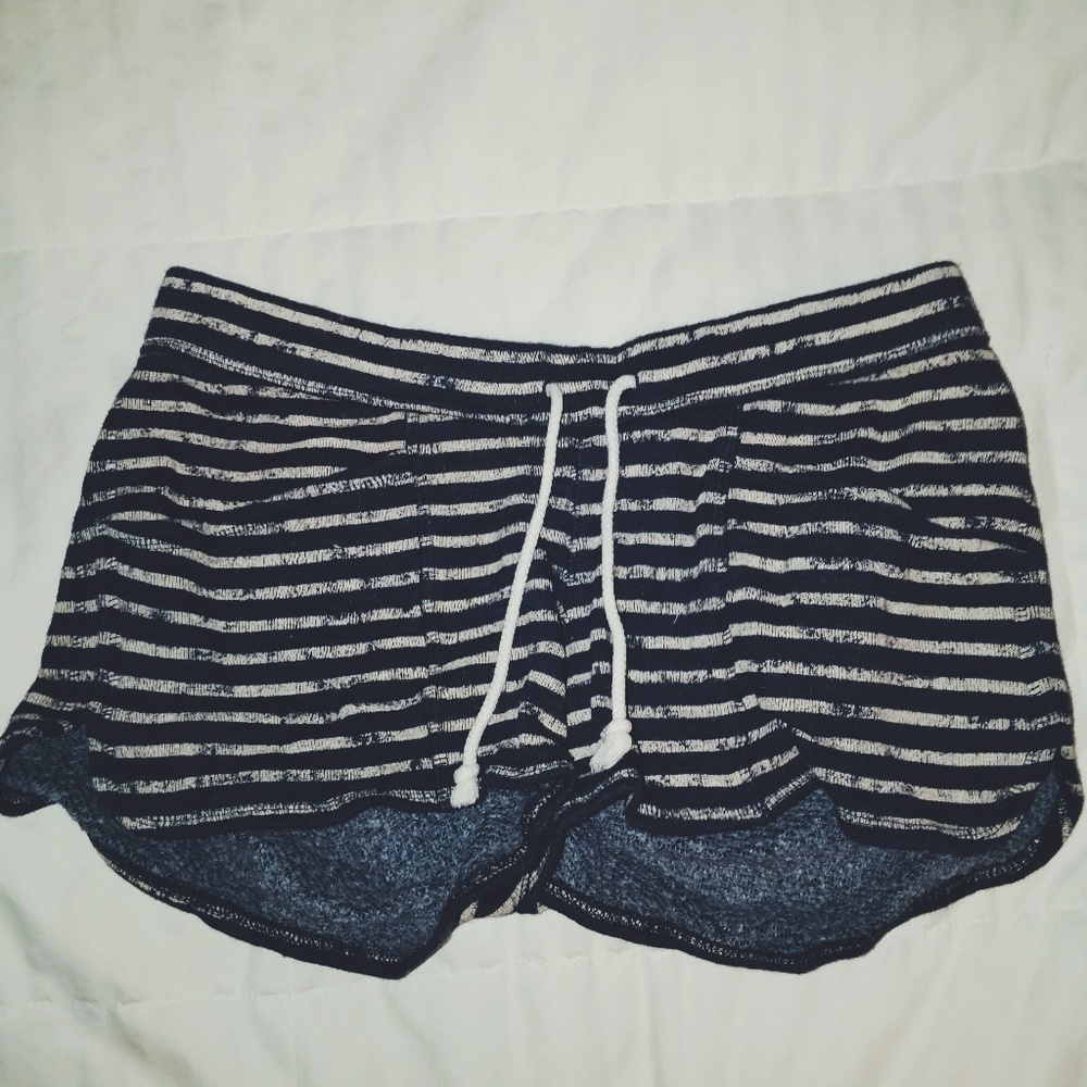 Striped Comfy Shorts NWOT